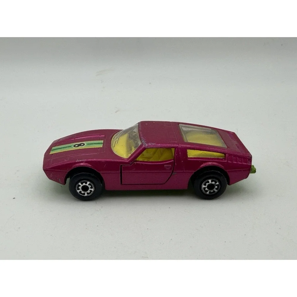 Vintage Matchbox Lesney No. 32 Maserati Bora Magenta Pink Made in England